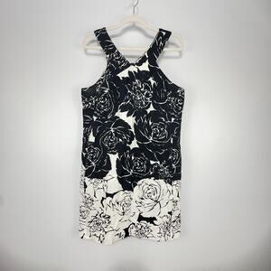 Just... Taylor Dress Size 14 Floral Halter Cottagecore Romantic Cotton Feminine